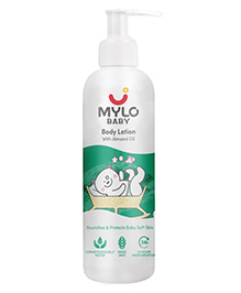 Mylo Baby Lotion for Kids Made Safe Certified Dermatologically Tested Long Lasting 24 Hours Moisturization Soothes Dryness, For All Skin Types