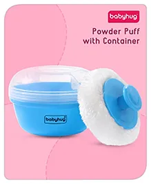 Babyhug Powder Puff with Container - Blue