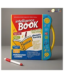 NeonateCare Intelligence Book  Interactive Book Musical English Educational Phonetic Learning Book for Kids Toddlers 123 E Learning Kids Activity Notebook