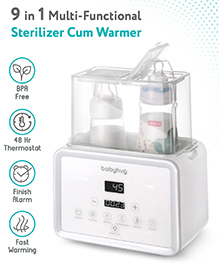 Babyhug 9 in 1 Multipurpose Sterilizer cum Warmer - White