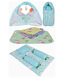 Kwitchy Baby Complete Sleeping Essentials All in One Bedding Combo Set -  Green