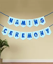 Zyozi Naming Ceremony Blue Banner Naming Ceremony Decorations Banner