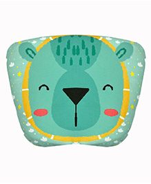 NEW COMERS Memory Foam Infant Baby Pillow for Preventing Head for Flat Head Syndrome -Sea Green