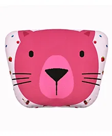 NEW COMERS Memory Foam Infant Baby Pillow for Preventing Head for Flat Head Syndrome -Pink