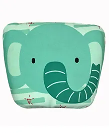 NEW COMERS Memory Foam Infant Baby Pillow for Preventing Head for Flat Head Syndrome -Green