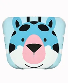 NEW COMERS Memory Foam Infant Baby Pillow for Preventing Head for Flat Head Syndrome -Sea Blue