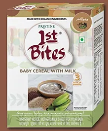 Pristine 1st BITES Baby Cereal 300g Baby Food (10-24 Months) Stage-3, 100% Organic Millets Infant Food
