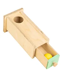Curious Cub Object permanence with drawer-Multi Colour