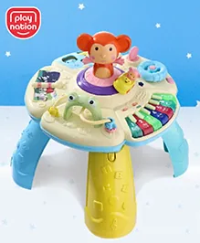 Play Nation Premium Musical Activity Table| Multi Activity Play Table for 1 Year+ Toddlers| Early Learning & Educational Toy with Shapes, Numbers, Colors & Sound| Best Birthday Gift| BIS Certified