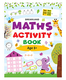Maths Activity Book Age 5+ Problem Solving, Shape Recognition, Counting & Diverse Math Concepts | Fun Interactive Early Learning Workbook with Colourful Illustrations|80 Pages |Paperback