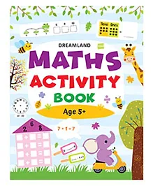 Maths Activity Book Age 5+ Problem Solving, Shape Recognition, Counting & Diverse Math Concepts | Fun Interactive Early Learning Workbook with Colourful Illustrations|80 Pages |Paperback