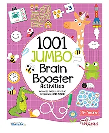 1001 Jumbo Brain Booster Activity Book - English