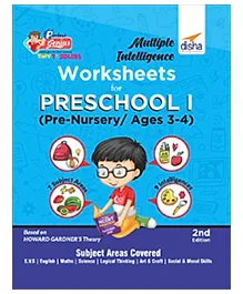 Multiple Intelligence Worksheets for PRESCHOOL I (Pre-Nursery/ Ages 3-4) 2nd Edition [Paperback] Disha Experts
