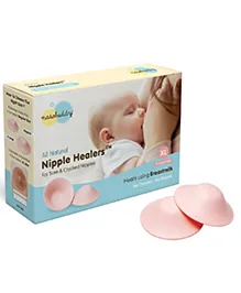 Nasobuddy Nipple Healers for Sore and Cracked Nipples, Heals naturally with breastmilk, No Creams No shields necessary.
