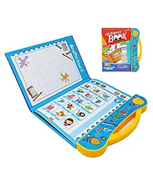 Oskart Interactive Learning Book For Kids Electronic Intelligent Book With Fun Activities Clear Voice Touch Sensors Multicolor (Includes Eraser)