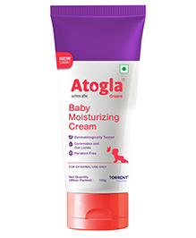 Torrent Pharma Atogla Baby Cream 100g | Advanced Gentle Moisturising Cream |Paediatrician Recommended- By Torrent Pharma