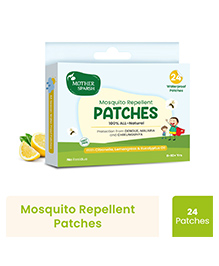 Mother Sparsh 100% All Natural Mosquito Repellant Patches for Babies - 24 Patches