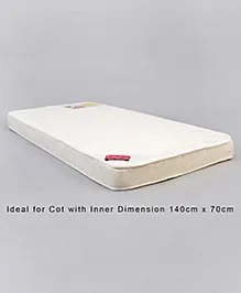 Babyhug High Density Soft Foam Baby Mattress Floral Print - Off White