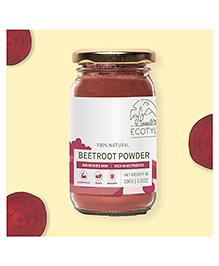 Ecotyl Beetroot Powder | Boosts Metabolism | Good For Skin | 100g
