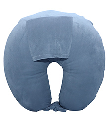 Voidrop VOIDROP Baby Breast Feeding Pillow, Nursing Pillow U Shaped Pillow Helper for Mother and Baby Pillow with Detachable Cover Cotton Pack of 1 Grey  (55L x 60W x 8H Centimeters)
