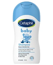 Cetaphil Baby Tear-Free Shampoo with Natural Chamomile & Aloe Vera 200 ml | Gentle Daily Cleanser for Newborns & Babies from Day 1 | pH Balanced, Hypoallergenic, Soap & Paraben Free