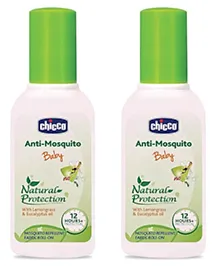 Chicco Anti-Mosquito Fabric Roll-On Pack of 2 - 8 ml Each