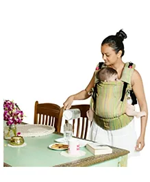 Anmol Baby 100% Handwoven Cotton Ergonomic Adjustable Baby Carrier Flexy - Aquarelle Hearts