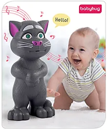 Babyhug Interactive Rechargeable Talking Tom Cat Toy for Toddlers| Repeating words, 10 stories and Songs| Educational Toy| Safe and Durable| BIS Certified