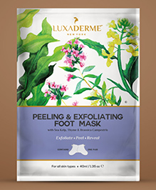 LuxaDerme Peeling & Exfoliating Foot Mask - 40 ml