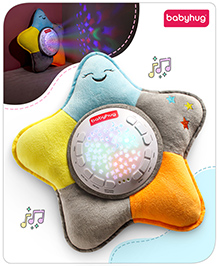 Babyhug Dreamy Light Projector - Multicolor | Soothing Starry Night Light Projector | Creates Calming Sleep Ambiance | Gentle & Safe for Babies | BIS Certified