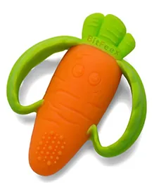 BitFeex Silicone carrot teether BPA Free Teether Pack of 1 - Multicolour