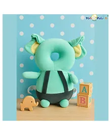 NeonateCare Siting Baby Fall Back Head Safety Protector Easy Carry Round Shape Head Sleeping Pillow | Baby Walking Head Protector Light Weight&Washable- (Dark Blue Head Protector)