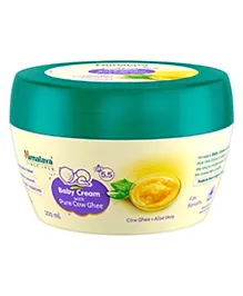 Himalaya Baby Cream with Pure Cow Ghee 200 ml|pH 5.5|For Sensitive Baby Skin from Day 1|Upto 24-hr Moisture|Dermatologically Tested|Safe for Newborns|Aloe Vera
