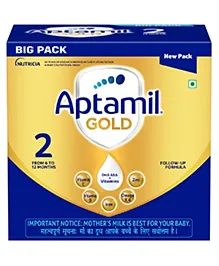 Aptamil Gold Infant Formula Baby Milk Powder BIB Pack Stage 2 -1.2 kg