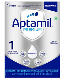 Aptamil Premium Infant  Baby Milk Powder Formula BIB Pack  Stage 1 - 400 g