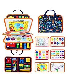 Busy Board for Toddlers,Montessori Toys ,Early Educational Activity Baby Sensory Toy,Autism Busy Book Travel Toys (Animal) Pack of 1