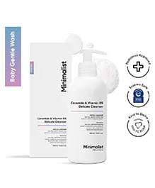 Minimalist Baby Gentle Wash | Tear-free Ceramide & Vitamin B5 Delicate Cleanser | pH 5.5 | Pediatrician Approved | 400 ml