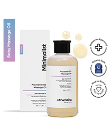 Minimalist Baby Massage Oil with Provitamin D3 | Pediatrician Approved | 200 ml