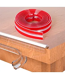 BabyGo 1 PCS Baby Edge Protector Strip Childproof Guards, Safety Bumper for Furniture, Desk, Crib, Gate, Bed, Wall - Soft Silicone Babyproofing Cover (1 Meter)