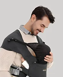 Golden Bee Cozy Nest Newborn Baby Carrier-Black