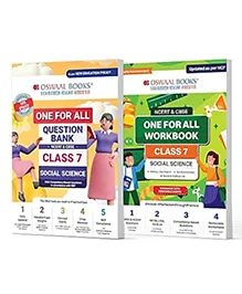 Oswaal One For All Question Bank + One For All Workbook (NCERT & CBSE) Class 7 Social Science (Set of 2 Books) | Updated As Per NCF For Latest Exam