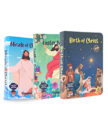 Toynama Educational Toys for Kids - Miracle of Christ, Birth of Christ, Easter Sunday 25, 49 and 100 Pcs Jigsaw Puzzles Ages 3+ | Cultural Interactive Learning with App
