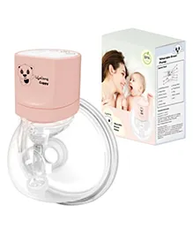 Lifelong Wearable Breast Pump for Feeding Mothers with 3 Modes 10 levels - Pink