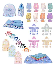 Babytoons 56 in 1 New Born Baby Complete Daily Items Combo(0-6 Months)