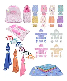 Babytoons 56 in 1 New Born Baby Complete Daily Items Combo(0-6 Months)