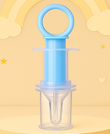 The Cheeky Kidzz Multi-Functional Baby Smart Medicine Needle Feeder Squeeze Medicine Dropper (BLUE)