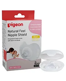 Pigeon Natural Feel Nipple Shield Size 1 With Case- 2 Pieces