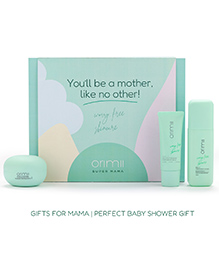 Orimii Mother Like No Other Pregnancy Safe Skincare Gift Box For Pregnant Women with Bump Butter, Belly Treatment Elixir & Foot Massage Gel | Baby Shower Special Gift Set