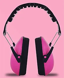 SYGA Children's Noise Reduction Earmuffs, Head-Mounted Soundproof Earmuffs for Learning, Reading, Sleeping, and Airport Use(Rose Red)
