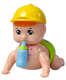 NEGOCIO Musical Crawling Baby Toy for Babies Kids Infants | Dazzling Lights and Dynamic Sound - PACK OF 1 - COLOR MAY VARY